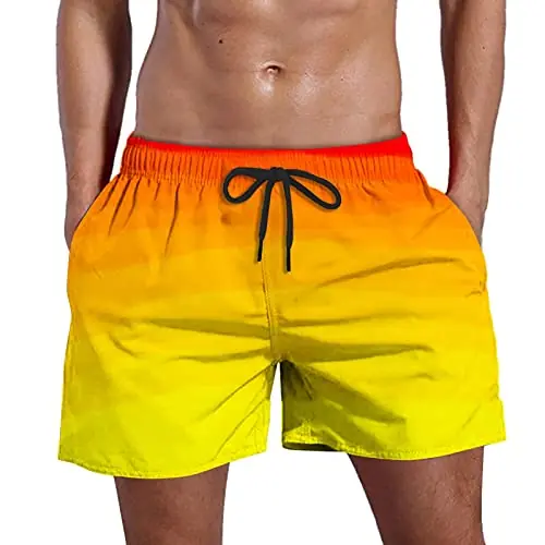 Mens Swim Trunk Swimwear Bathing Suit Swim Brief Comfortable Black Shorts Straight Beach Pants Cycling Running Clothing Top Pick