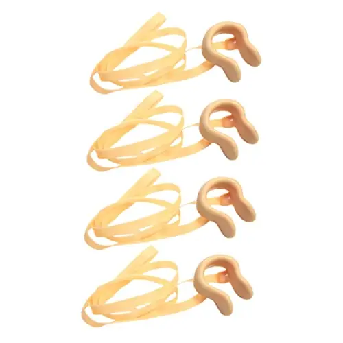 Free Delivery OHPHCALL 4pcs Nose Clip with Cord Anti Choking Water Emulsion Gel Child