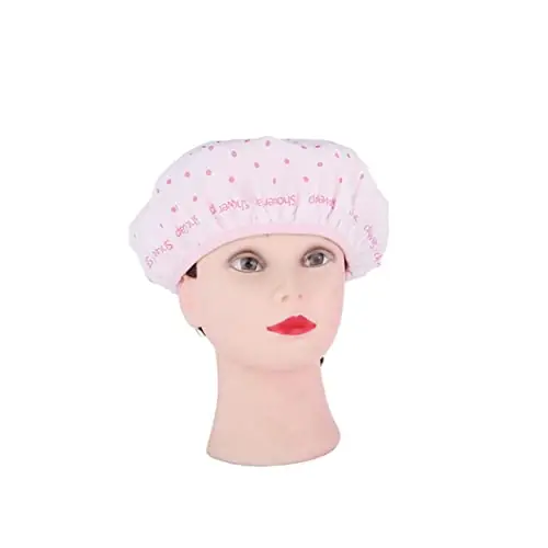 Shop Now Shower Cap for Curly Hair Washable Shower Cap Womens Shower Cap Hair Cap Waterproof Shower Cap Bath Hat Shower Cap Pvc Shower Cap Roomy Shower Cap Household Headgear