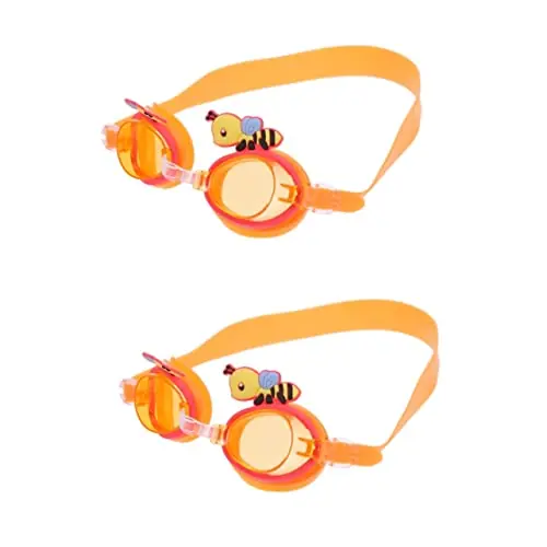 Direct From Factory Sosoport 2pcs Bee Swimming Goggles Toddler Hawaii Cartoon