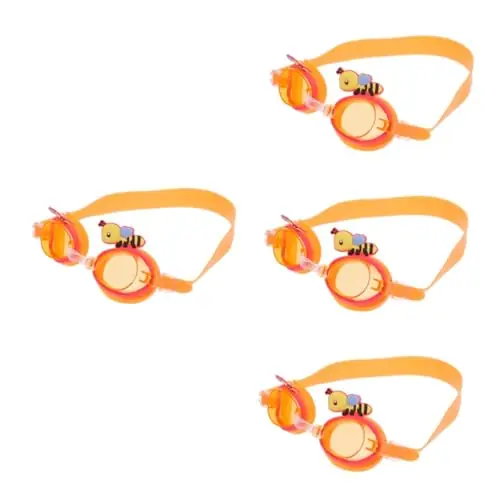 Sosoport 4pcs Bee Swimming Goggles Boy Goggles Kids Swim Goggles Boy Toddler Toys Water Goggles Kidcraft Playset Diving Goggles Kid Toy Men and Women Hawaii Universal No Minimum Order