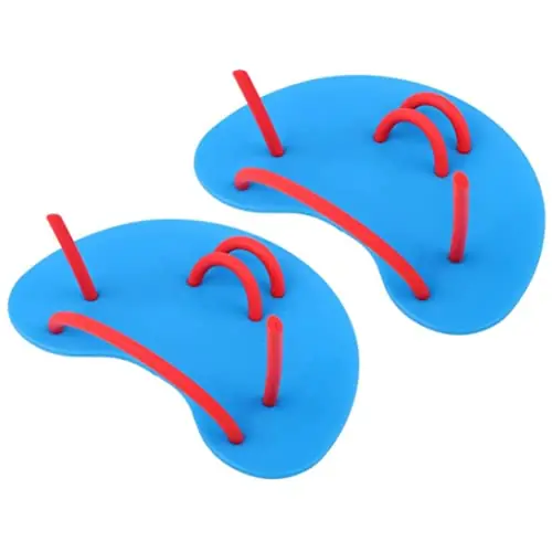 Swimming Hand Paddles Training Aid Gloves Improve Hand Stroke Positioning Professional Paddles for Adult Children Blue 1 Pair Arm Stroke Cheap
