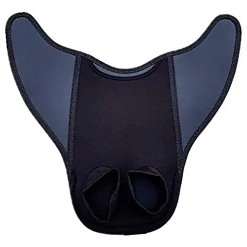Swimming Tail Fins One-Piece Flipper Swim Fins Swimming Training Fins for Kids Adults (Black Adults) Buy Online