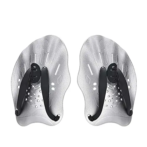 TCYWAX Swimming Paddles Hand Swim for Women Men Teens Swim Training Hand Paddles with Adjustable Straps/260 ( Color : Gray ), 03821 Holiday Sale