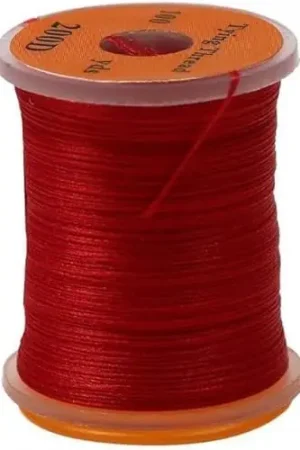 100Yard Red 200D UV Big Fly Thread Premium Strong Fly Tying Thread Spool Salmon Bass Flies Tying Thread Material Fluorescent, Fly Tying Materials Free Shipping