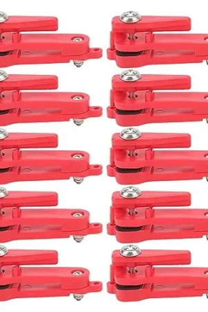 10PCS Heavy Tension Snap Release Clips, Lightweight Portable Padded Release Clips Trolling Clips for Offshore Fishing Today Only