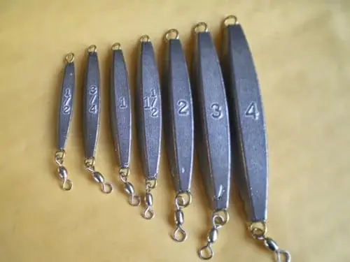 15 PCS. DIAMOND FISHING JIG LURE W/#3 SWIVEL 1, 1-1/2, 2, 3, 4 OZ. 3 EACH for Toothy Critters, Rigging Baits and Lures for Saltwater & Freshwater.… Authentic