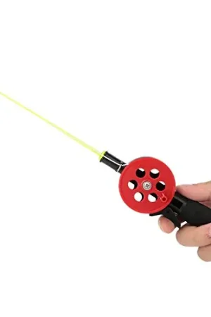 2Pcs Mini Crab Fishing Rod Ice Fishing Pole with Shrimp Clamp for Outdoor Fishing Ice Fishing Direct From Factory