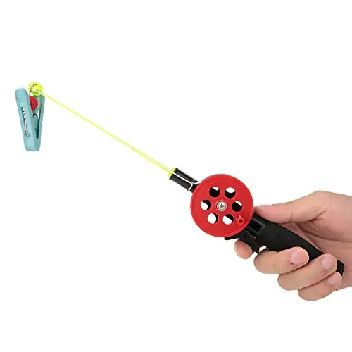 2Pcs Mini Crab Fishing Rod Ice Fishing Pole with Shrimp Clamp for Outdoor Fishing Ice Fishing Direct From Factory