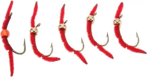5 Pcs Trout Worm Fly Assortment Fishing Professional Grade