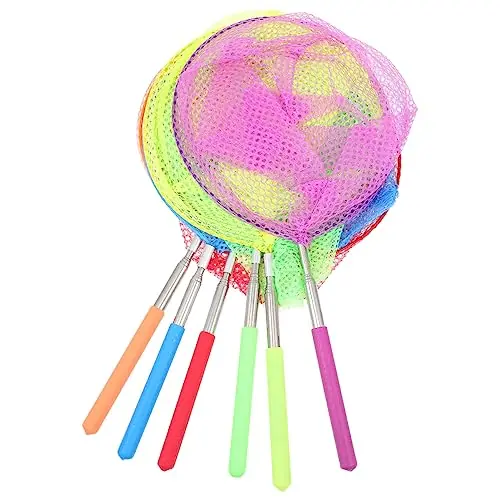 Save Now Abaodam 6pcs Insect Butterfly Net Outdoor Toys Telescopic Butterfly Fishing Nets Catching Supplies Catching Bugs Nets Butterflies Catching Net Toys Nylon Mesh Network Major Child