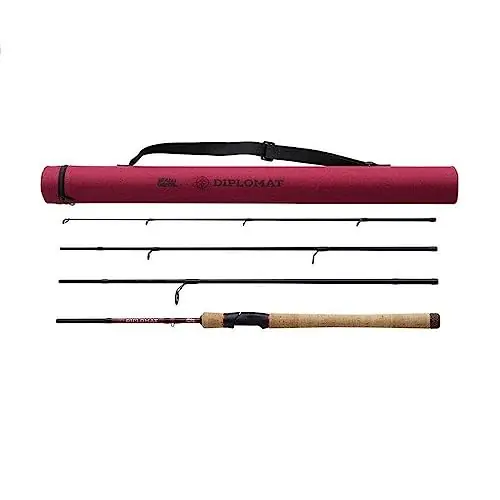 Handmade Abu Garcia Diplomat V2 Travel Fishing Rod (Medium-3.04m-213g)