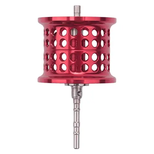 ALOEU Fishing Reel Spool Micro-Type Aluminium Alloy Wheel Cup DIY Accessory Suit for PR100, Red Reduced Price
