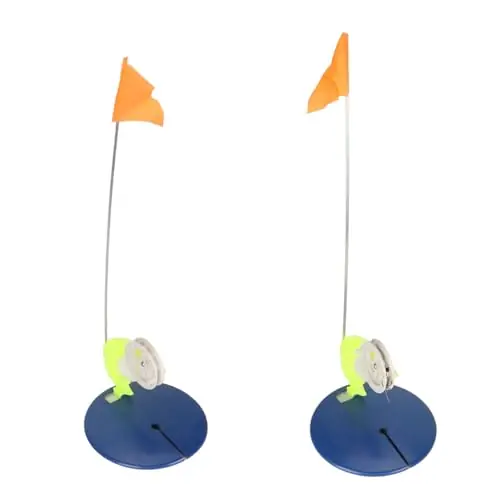 Alomejor 6 Set Ice Fishing Flag Kit Hands Smoothly Mini Portable Winter Fishing Flags Buy Direct