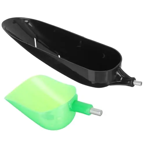 Clearance BESPORTBLE 2pcs Long Throw Nesting Spoon Outdoor Fishing Bait Cage Fishing Tackle Kit Fish Feeder Holder Feeder Bait Thrower Ice Fishing Lures Fishing Bait Tool to Feed Yu Plastic