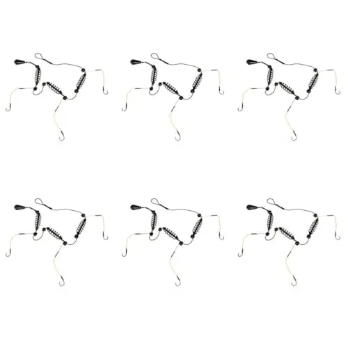 Mega Sale dsbdrki Fishing Hook Artificial Lure Bait Cage Set Fishing Feeder Baitholder 6PCS Fishing Accessories