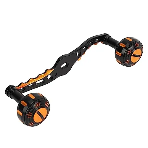 Enhance Your Fishing Experience with The Fishing Reel Handle Drop Wheel Double Rocker Arm Spherical Grip – Perfect for River and Sea Fishing Place Order