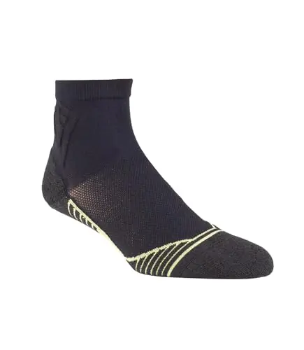 First Tactical 160014-019-1SZ Advanced Fit Low Cut Sock Black 1SZ Fresh Stock