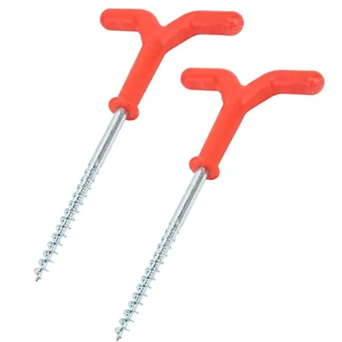 While Supplies Last Mokernali 2pcs Ice Fishing Rod Holders Ice Drill Augers Winter Fishing Tent Pegs Nail Outdoor Fishing