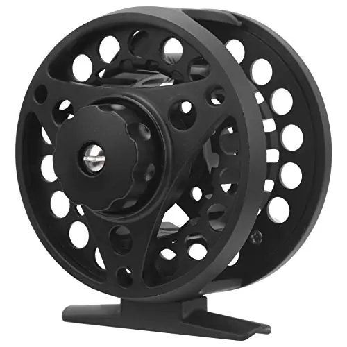 NDNCZDHC Ice Fishing Reel Portable Fly Reel Aluminum Alloy Fly Fishing Reel with 75mm Outside Diameter for Fishing Certified