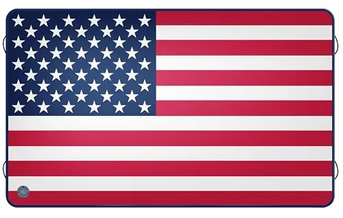 Money Back Guarantee O’Brien 10ft x 6ft Flag Runway Floating Inflatable Float for Lakes & Rivers