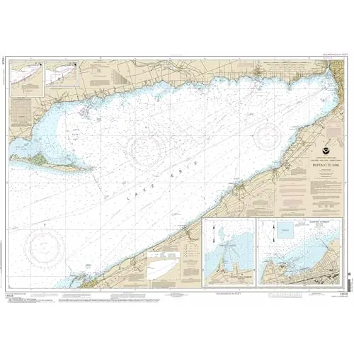 Paradise Cay Publicatoins, Inc. Historical NOAA Chart 14838: Buffalo to Erie;Dunkirk;Barcelone Harbor – Print on Demand – Historic Version or Updated NCC Super Sale