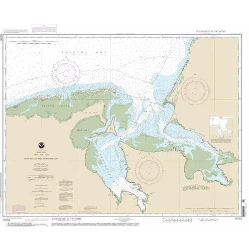 Paradise Cay Publicatoins, Inc. Historical NOAA Chart 16363: Port Moller and Herendeen Bay – Print on Demand – Historic Version or Updated NCC Limited Edition