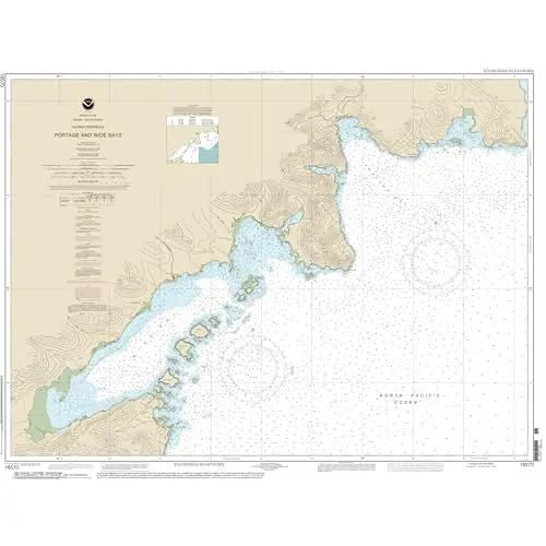 Fresh Stock Paradise Cay Publicatoins, Inc. Historical NOAA Chart 16570: Portage and Wide Bays: Alaska Pen. – Print on Demand – Historic Version or Updated NCC