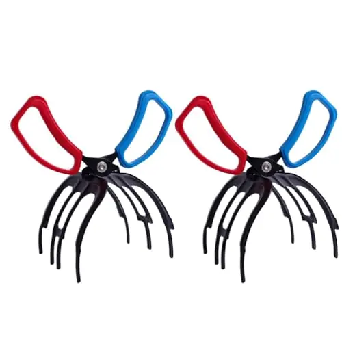 Grab Now PartyKindom Fish Gripper Fish Pliers Gripper Metal 3 Claw Teeth Fish Control Clamp Claw Tong Grip for Most Freshwater Fish Grip Tackle Holder