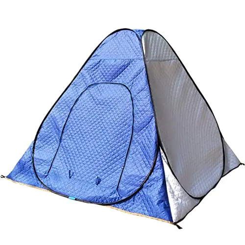 Portable 3 Person Ice Fishing Tent, Outdoor Ice Fishing Shelter Camping Tent Fishing Shanty for Ice Fishing Winter Fishing (C) (B) Express Delivery