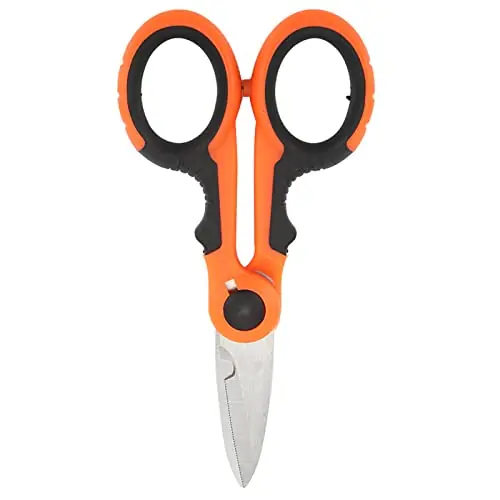Authentic Portable Fishing Line Cutter Incisive Blade Fishing Scissor with Anti Slip Handle for Fishing Hobbyists Stainless Steel Plastic