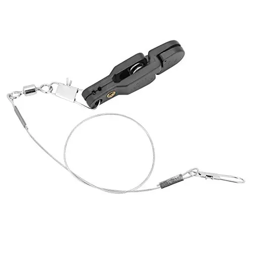 Power Grip Board Mast Release Snap Clip Clamp Steel Fishing Line B Shape Pin for Sea Fishing Cheap