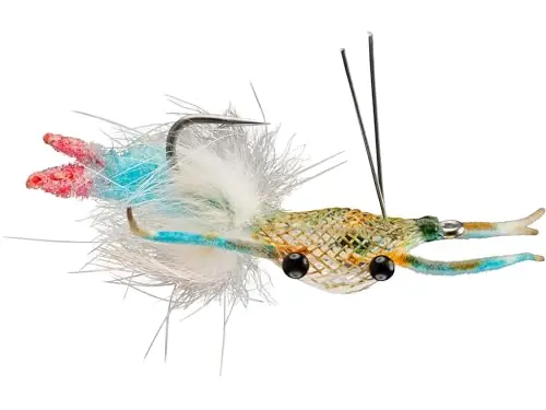 Top Rated Rio Fiddler on The Reef Streamer Blue Crab Size 1 6PK