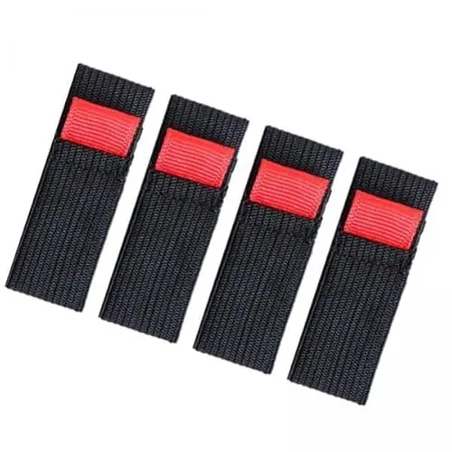 Fresh Stock shamjina 3X 4Pcs Fishing Fishing Tools Elastic Wheel Reel Protective Belt, M