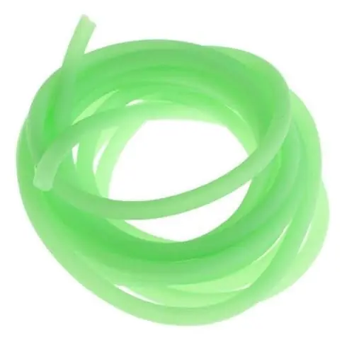Flash Sale shamjina 3x2m Silicone Luminous Carp Fishing Rig Tubes DIY Tackle Rig Sleeve B, 4, 4