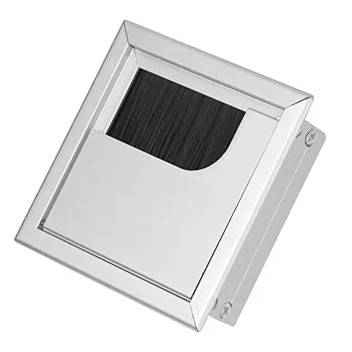 Popular Slim Fly Fishing Box, Fly Boxes for Fly Fishing Waterproof Fly Fishing Box Flies Case Jig Box with Hairbrush Desktop Cable Hole Box for Home and Office