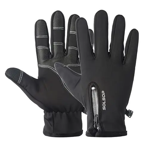 Solsop Fingers Gloves – Men and Women Winter Riding Windproof Waterproof Zipper Mountaineering Gloves New Arrival