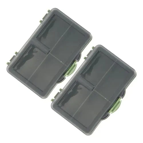 Original SUPVOX 2pcs Fishing Accessories Box Bait Lure Boxes Bike Retro Headlight Black Portable Lure Organizer Fishing Pole Bells Tackle Trays Fishing Hook Holder Fishing Tackle Various Pulley Pp