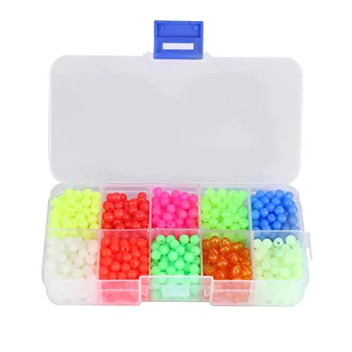 New Release SUPYINI 1000Pcs/Box Fishing Balance Luminous Blocking Beads Plastic Round Beads Fishing Tackle Bait Tools Accessories For Outdoor Fishing