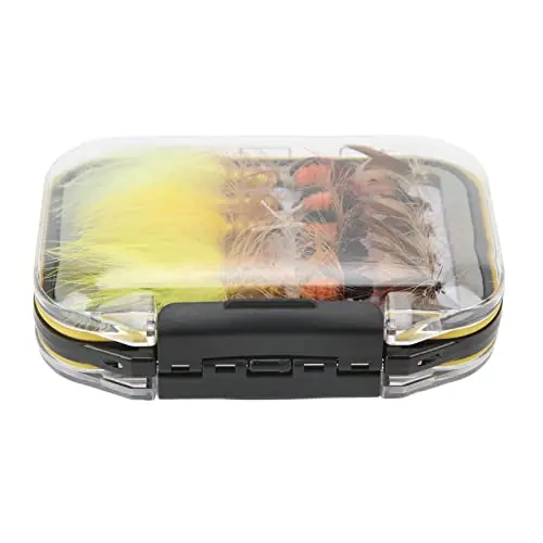 Deal TANIQIACA 30Pcs Fly Fishing Flies Simulated Vibrant Colors Fly Fishing Lures Set for Outdoor Traveling