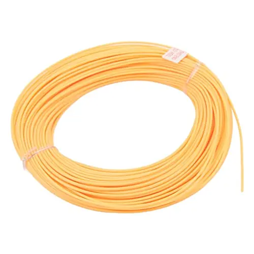 Secure Checkout Topyond 30.5M Fly Fishing Line, Nylon Orange Floating Fishing Line for Outdoor, PVC Coated, Provides All Round Visibility
