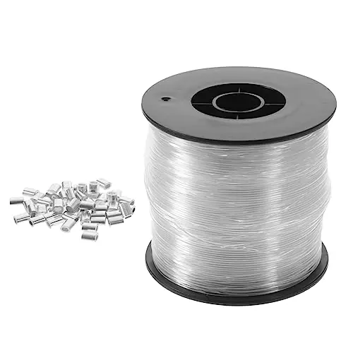 UKCOCO Nylon Clear Fishing Line 1 Set Clear Fishing Wire Fishing Wire Clear for Hanging Nylon Wire Hanging Fishing Wire Hanging Nylon Fishing Wire String Aluminum Fishing Line Viral