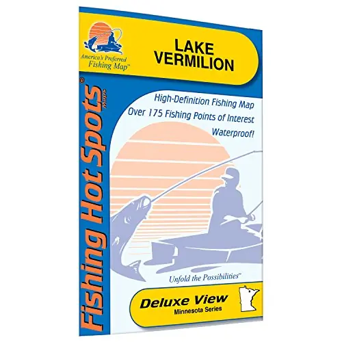 Markdown Vermilion Fishing Map, Lake