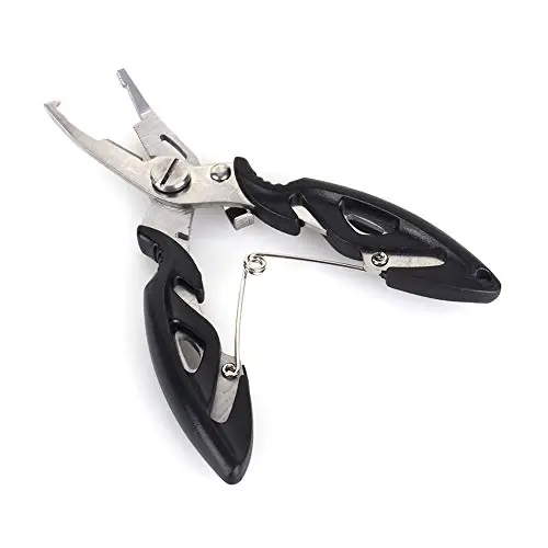 Price Cut VGEBY Fishing Plier, Fishing Scissors Hook Remover Scissors Lure Bait Cutter Hook Removers Tackle Bag Black Fishing Hunting & Fishing