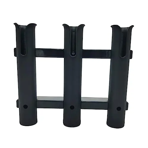 Wall-Mounted Boat Rod Holder Fishing Rod Holer Rack 3 Link Tubes Fishing Rod Storage for Marine Boat Yacht Camper RV Rod Racks Wholesale