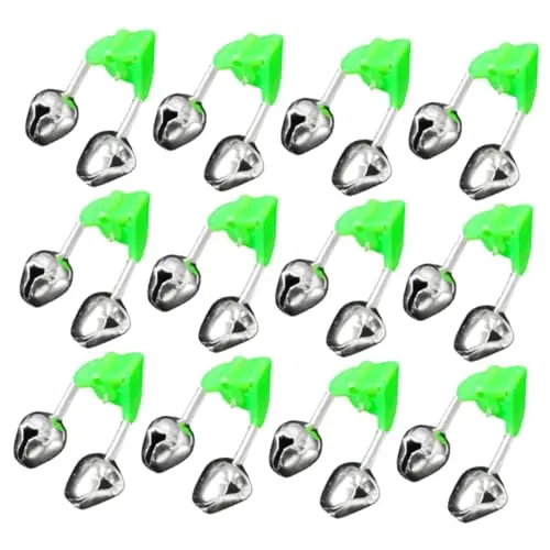 Wholesale WHAMVOX 30pcs Fishing Warning Bell Fishing Rods Fishing Alarm Bell Fishing Supplies Night Fishing Alarm Fishing Bite Alarm Bells Fishing Rod Bell LED Fishing Alarm Fish Bell The Bell Alloy
