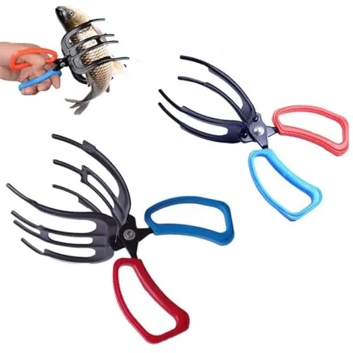 Wholesale XUXN 2Pack 2/3 Claw Fish Gripper, Fish Holder for Caught Fish 2024 New Metal Fishing Pliers Gripper Fish Control Clamp,Fish Lip Gripper for Fishing Accessories