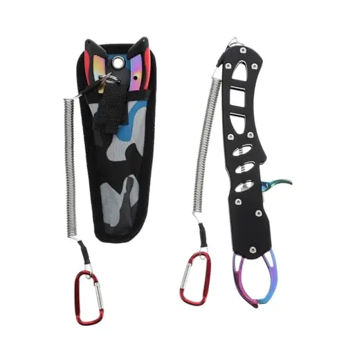 Yardwe 1 Set Fish Control Device Fishing Fishing Braid Line Fishing Needle Nose Plier Stainless Steel Fishing Pliers Fishing Kits 304 Stainless Steel Scissors Multifunction Affordable