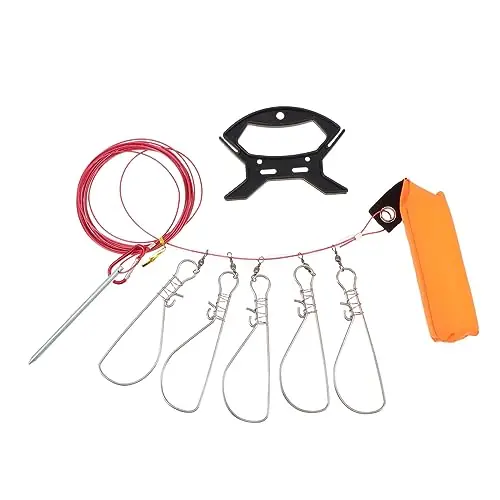 Yardwe 1 Set Lock Fish Buckle Fish Skewers Electrical Cable Helper The Big Fish Toilet Lid Lifter Silver Pumpkins Miniature Fish Ground Plug Metal Fish Fishing Reel Stainless Steel Heavy Warranty Included