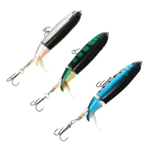 Premium Yardwe 3pcs Fishing Bait Artificial Fishing Tackle Bass Lures Life-Like Imitation Fishing Hook Fake Fishing Lure Lifelike Fishing Lure Bait Treble Durable Angling Bait Outdoor Abs Tractor